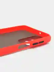 Красный чехол Samsung Galaxy A23, полупрозрачный (Самсунг Галакси А23)