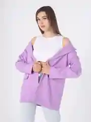 Сиреневый пиджак женский