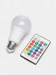 Умная лампочка светодиодная LED RGBW bulb/ умная лампа с пультом