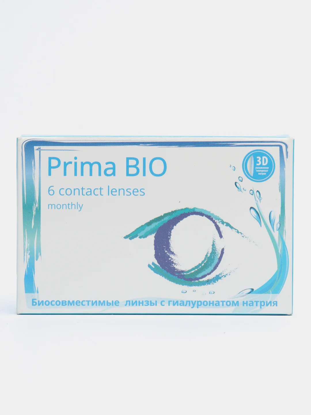 Мягкие контактные линзы OKVision Prima Bio 8,6 ,+2.75, -6.00 14.2, 8.6, 6 штук