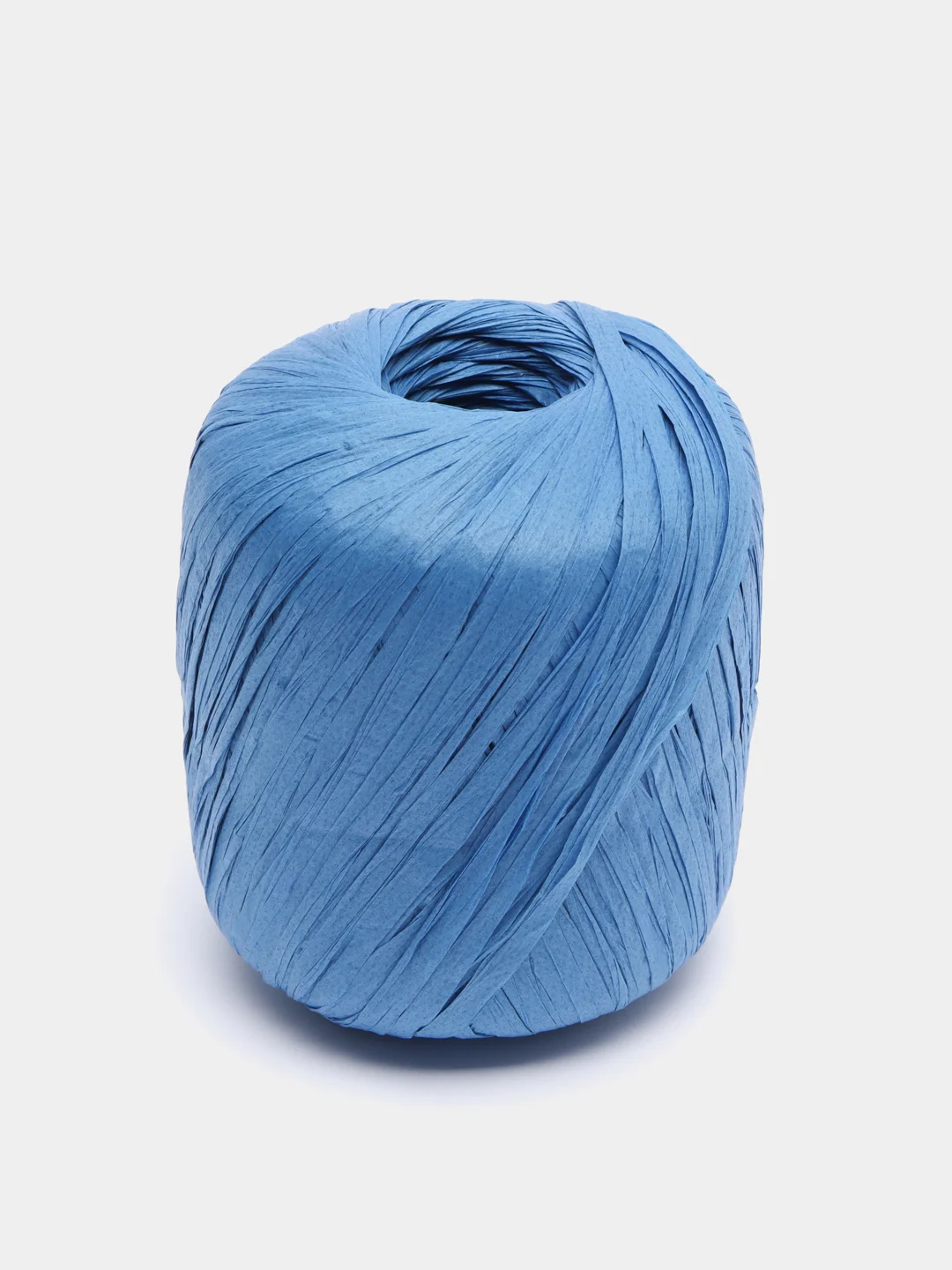Голубой пряжа Fibranatura Raffia, 40 г, 90 м
