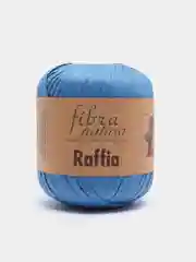 Голубой пряжа Fibranatura Raffia, 40 г, 90 м