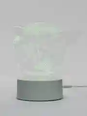Бежевый меланж светильник-ночник 3D, светодиодный, с пультом, цветной, RGB