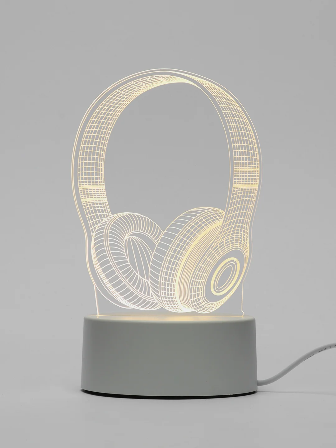 Кораллово-розовый светильник ночник 3D светодиодный LED, подарок