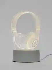 Кораллово-розовый светильник ночник 3D светодиодный LED, подарок