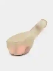 Розовый воздушный шар, прозрачный, с блестками, 1 штука