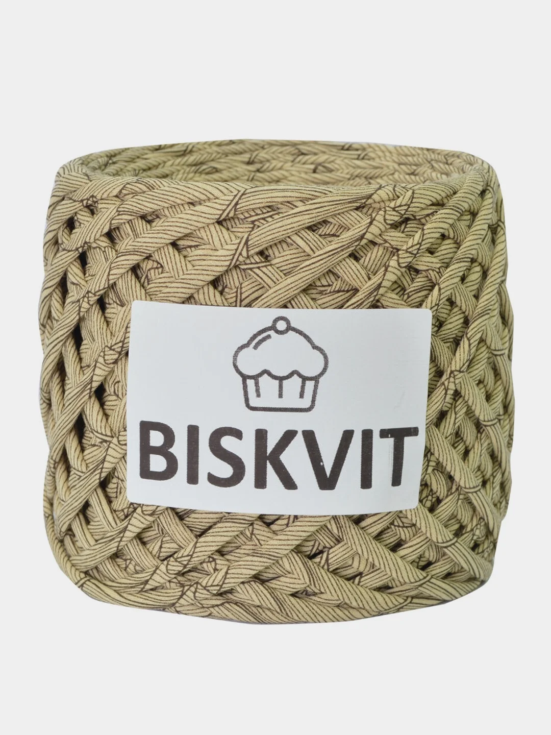 Золотой пряжа Трикотажная Biskvit 100% Хлопок 330г 100м (Часть 2) Бисквит