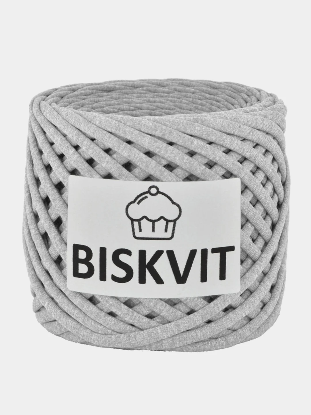 Серебряный пряжа Трикотажная Biskvit 100% Хлопок 330г 100м (Часть 2) Бисквит