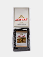 Чай АЗЕРЧАЙ "Букет", черный байховый, крупнолистовой, прозрачная упаковка, 200 г