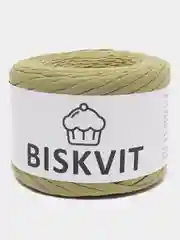 Оливковый пряжа Трикотажная Biskvit 100% Хлопок 330г 100м (Часть 2) Бисквит