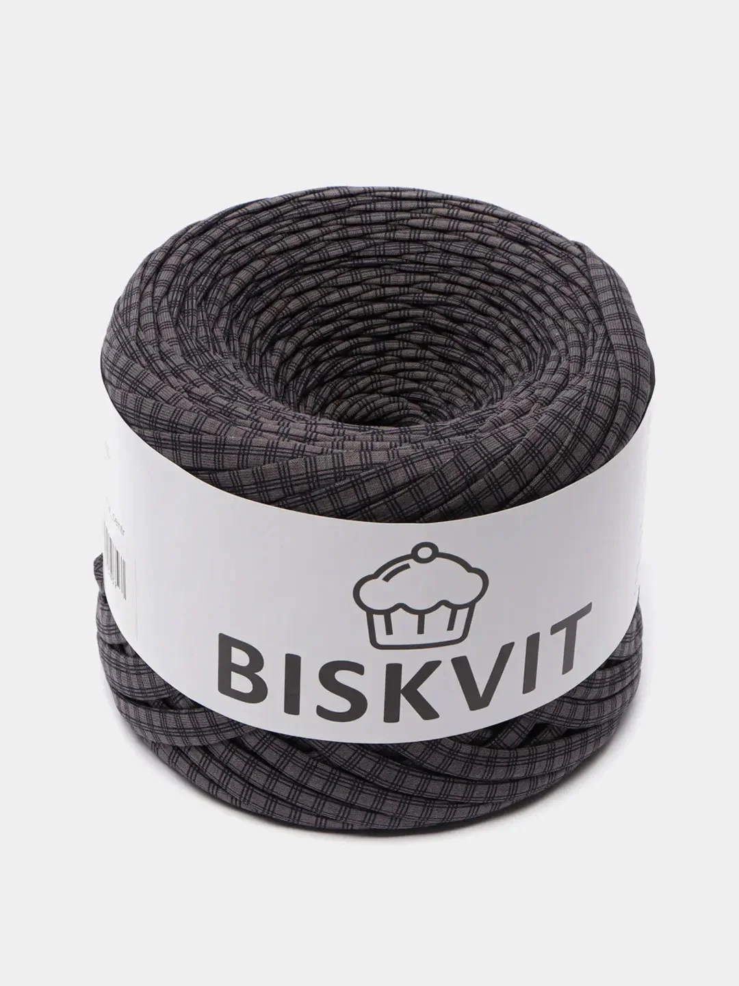Серый пряжа Трикотажная Biskvit 100% Хлопок 330г 100м (Часть 2) Бисквит