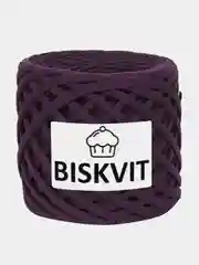 Фиолетовый пряжа Трикотажная Biskvit 100% Хлопок 330г 100м (Часть 2) Бисквит