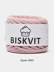 Пудровый пряжа Трикотажная Biskvit 100% Хлопок 330г 100м (Часть 2) Бисквит