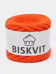 Оранжевый пряжа Трикотажная Biskvit 100% Хлопок 330г 100м (Часть 2) Бисквит