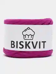 Фуксия пряжа Трикотажная Biskvit 100% Хлопок 330г 100м (Часть 2) Бисквит