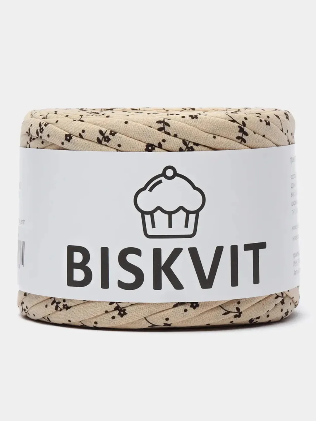 Светло-коричневый пряжа Трикотажная Biskvit 100% Хлопок 330г 100м (Часть 2) Бисквит