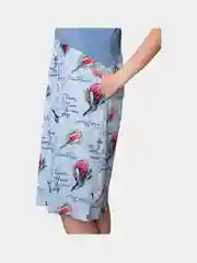 Голубой платье женское, домашнее