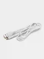 Белый кабель lightning Denmen D08L, 3.6A