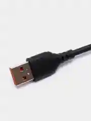 Черный кабель lightning Denmen D08L, 3.6A