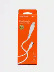 Белый кабель BOROFONE BX37 в оплетке, 1 м