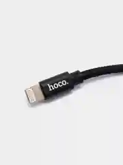 Черный кабель Hoco X35, 0.25 m, в оплетке