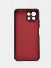 Тёмно-бордовый чехол для Xiaomi 10A, 10C, 9C, 9A, Note 11, Mi 12 Lite, 12X, с бортами, защитой камеры
