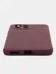 Тёмно-бордовый чехол для Xiaomi 10A, 10C, 9C, 9A, Note 11, Mi 12 Lite, 12X, с бортами, защитой камеры
