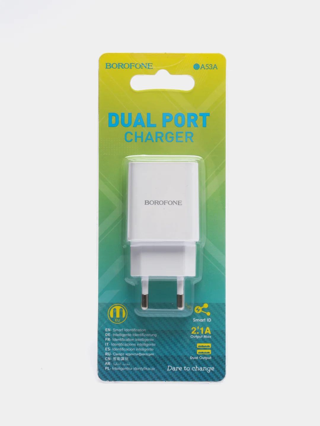 Белый зарядное устройство BOROFONE BA53A 2.1A 2USB