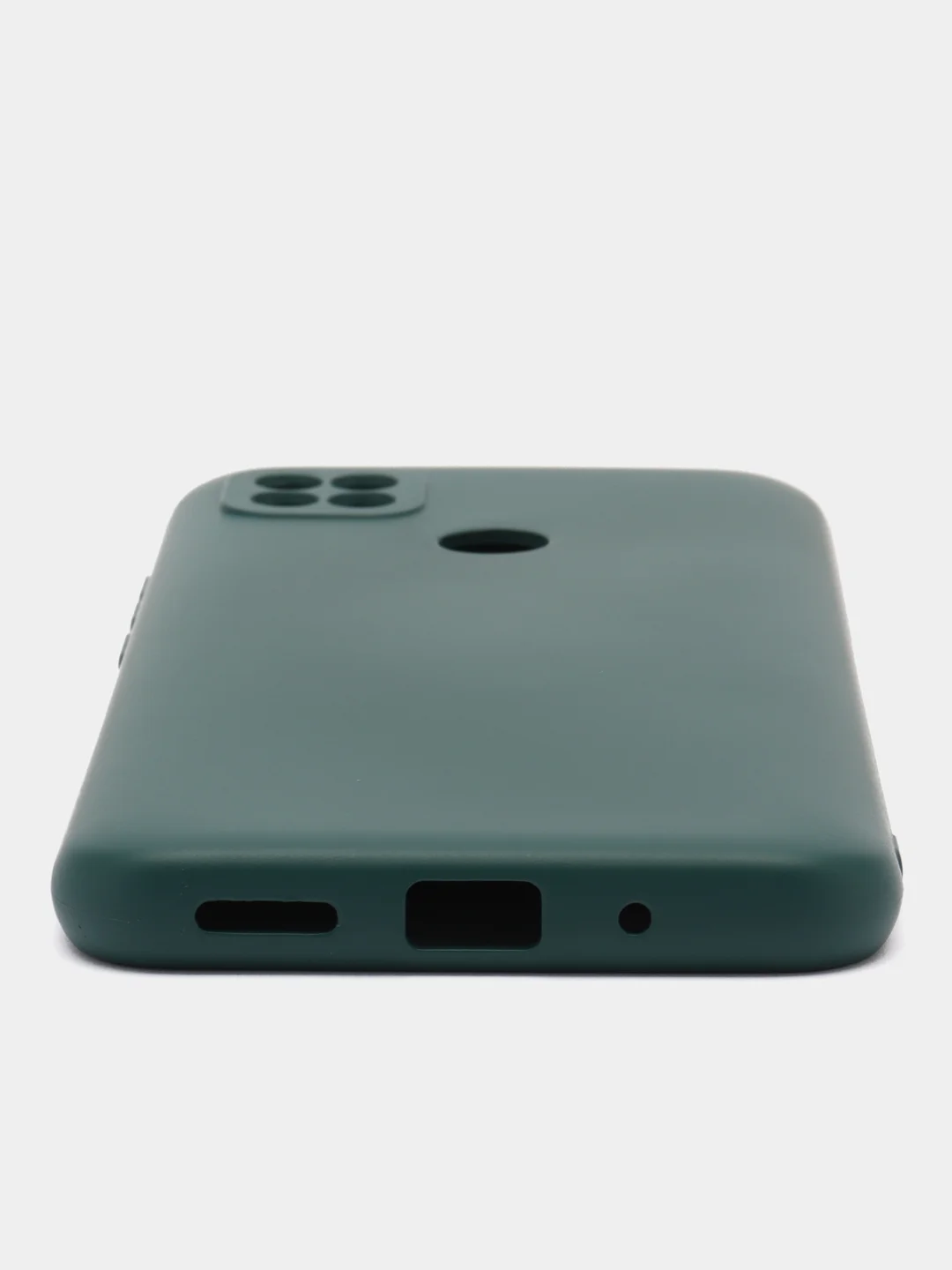 Зеленый чехол для Xiaomi 10A, 10C, 9C, 9A, Note 11, Mi 12 Lite, 12X, с бортами, защитой камеры