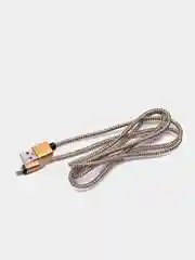 Золотой кабель lightning Denmen D09L, магнитный