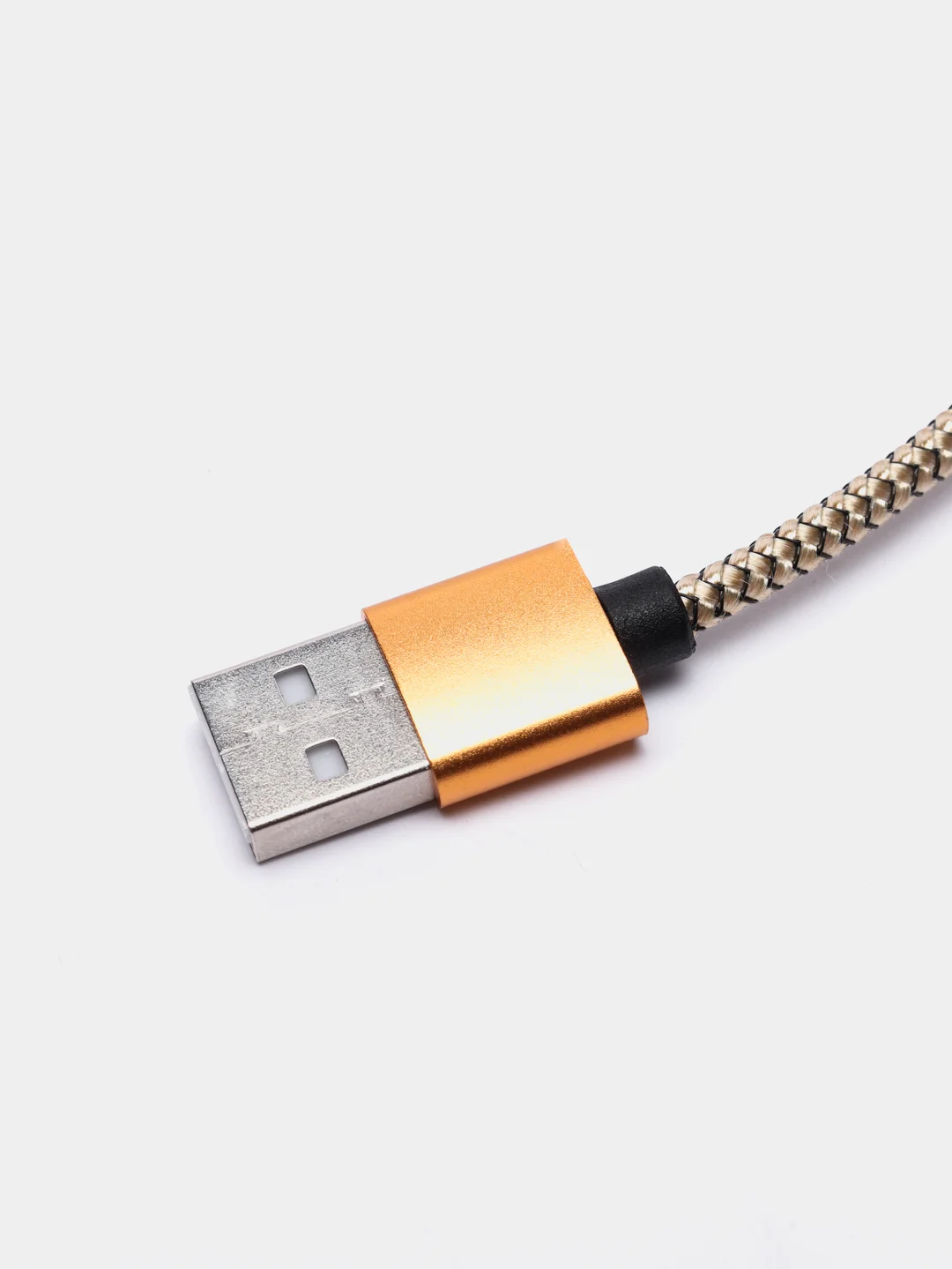 Золотой кабель lightning Denmen D09L, магнитный