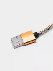 Золотой кабель lightning Denmen D09L, магнитный
