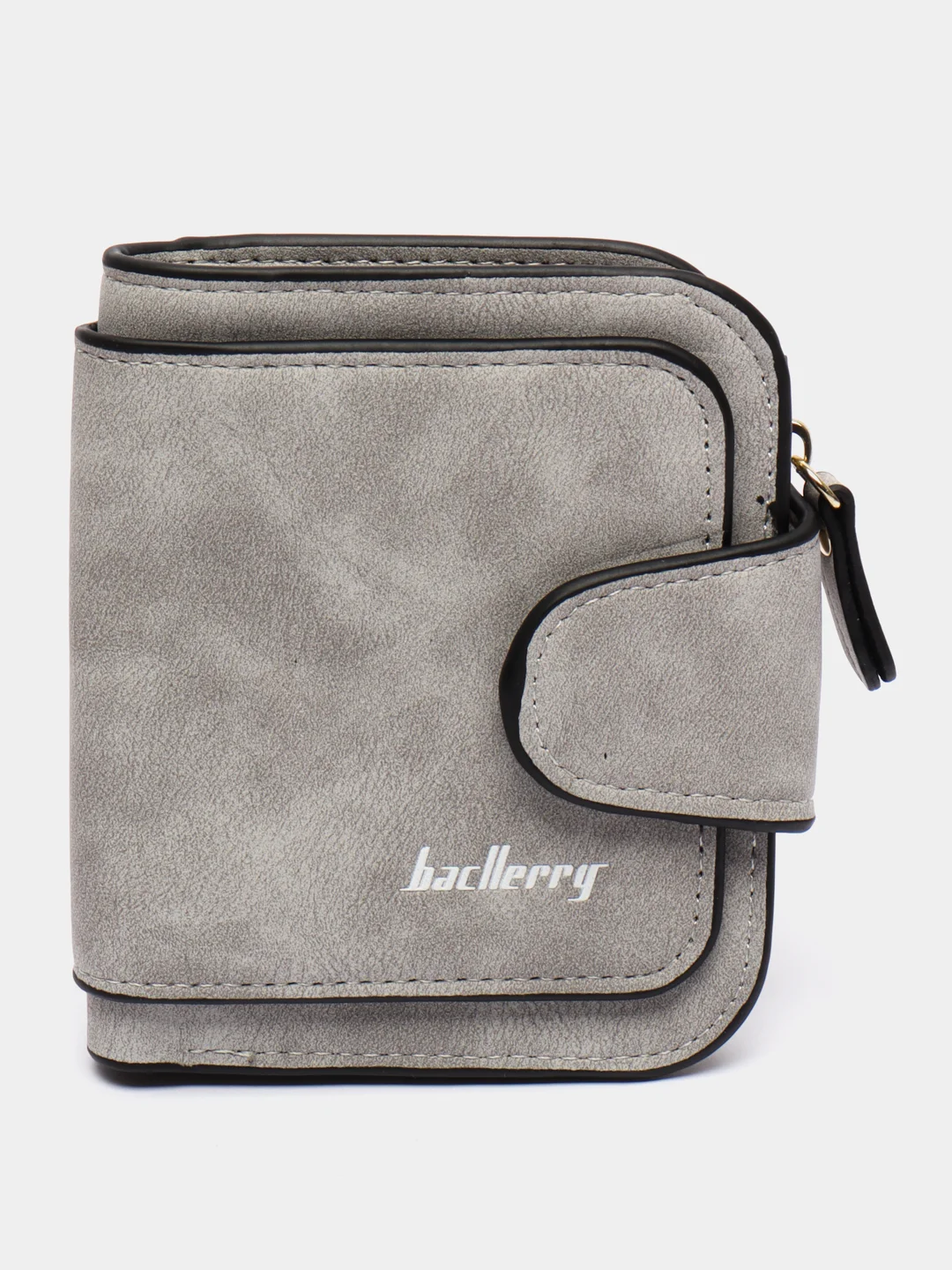 Серый кошелек женский Baellerry, из замши