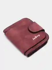 Тёмно-бордовый кошелек женский Baellerry, из замши