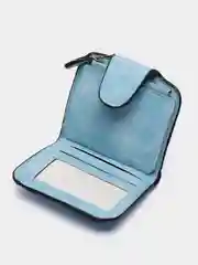 Голубой кошелек женский Baellerry, из замши