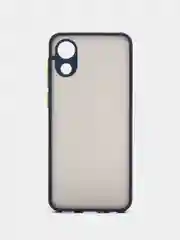 Синий чехол Samsung Galaxy A03 Core, полупрозрачный (Самсунг Галакси А03 Кор)