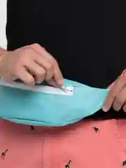 Бирюзовый сумка поясная Toprock Mini Fan
