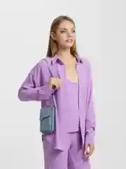 Голубой женская сумка-кошелёк кросс-боди для смартфона