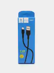 Черный кабель для зарядки iPhone, Android, Type-C, Lightning, micro, USB