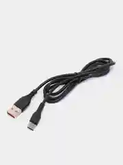 Черный кабель для зарядки iPhone, Android, Type-C, Lightning, micro, USB