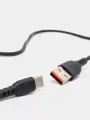 Черный кабель для зарядки iPhone, Android, Type-C, Lightning, micro, USB