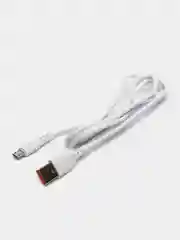 Белый кабель для зарядки iPhone, Android, Type-C, Lightning, micro, USB