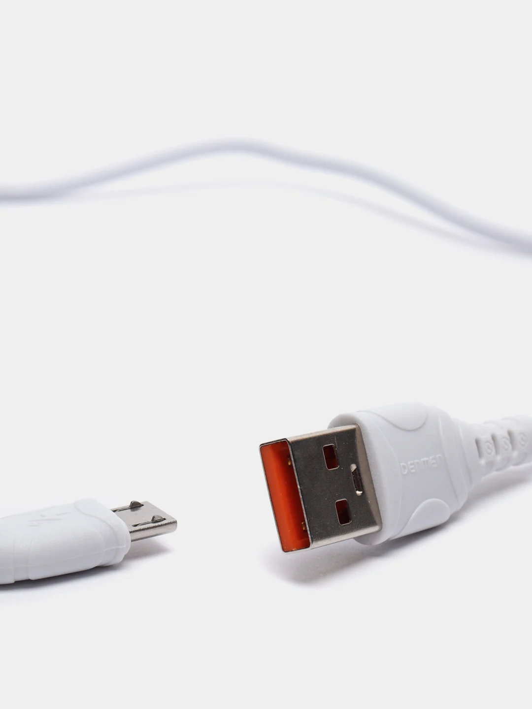 Белый кабель для зарядки iPhone, Android, Type-C, Lightning, micro, USB