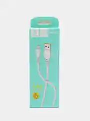 Белый кабель для зарядки iPhone, Android, Type-C, Lightning, micro, USB