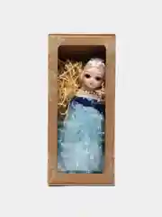 Голубой кукла шарнирная, в подарочной коробке, 30 см