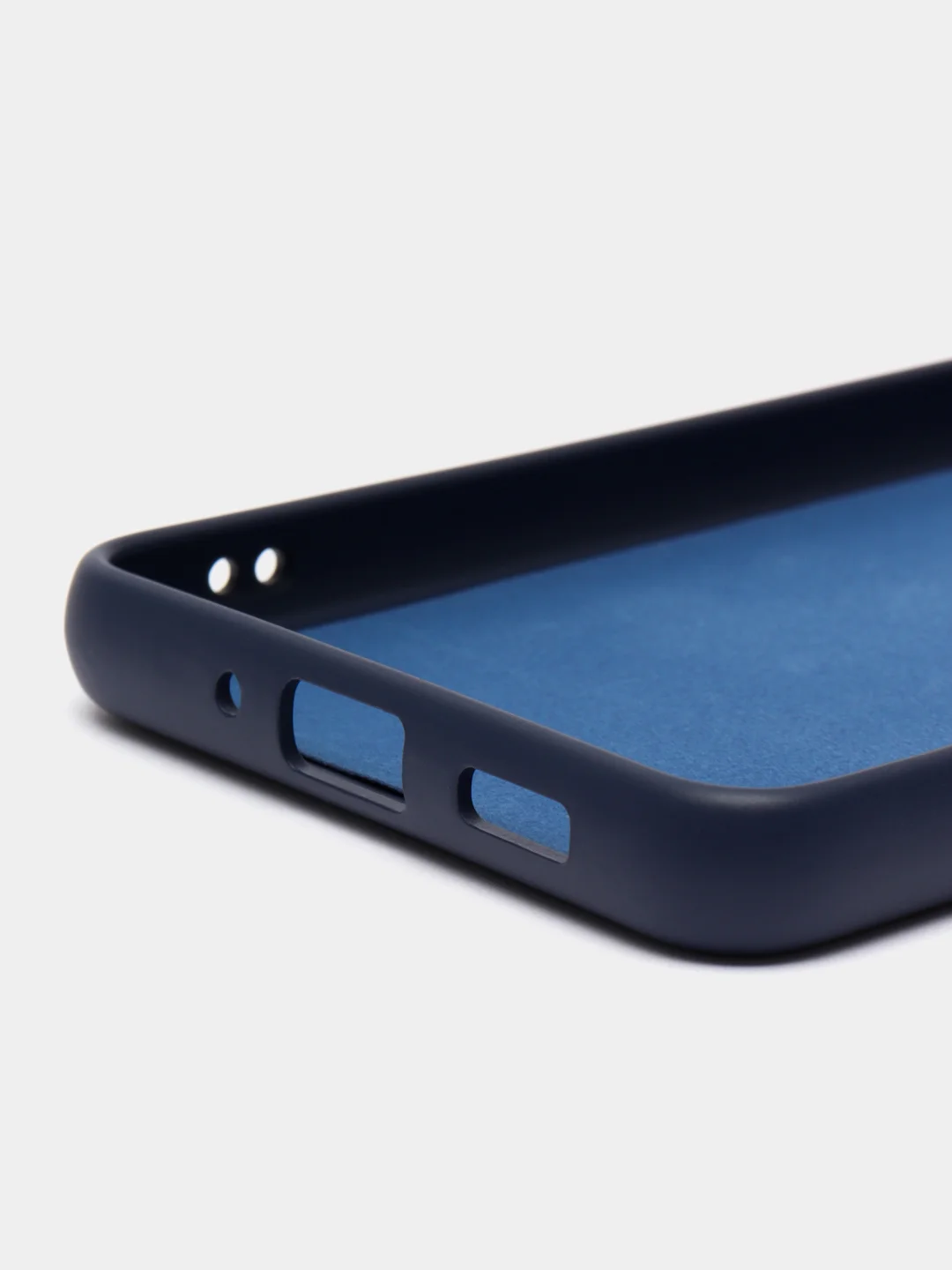 Темно-синий чехол для Samsung S21FE, A23, A12, A33, A31, A32, A03 M32 4G, с защитой камеры и бортами