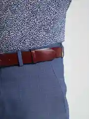 Бордовый ремень из экокожи ЖЕНСКИЙ