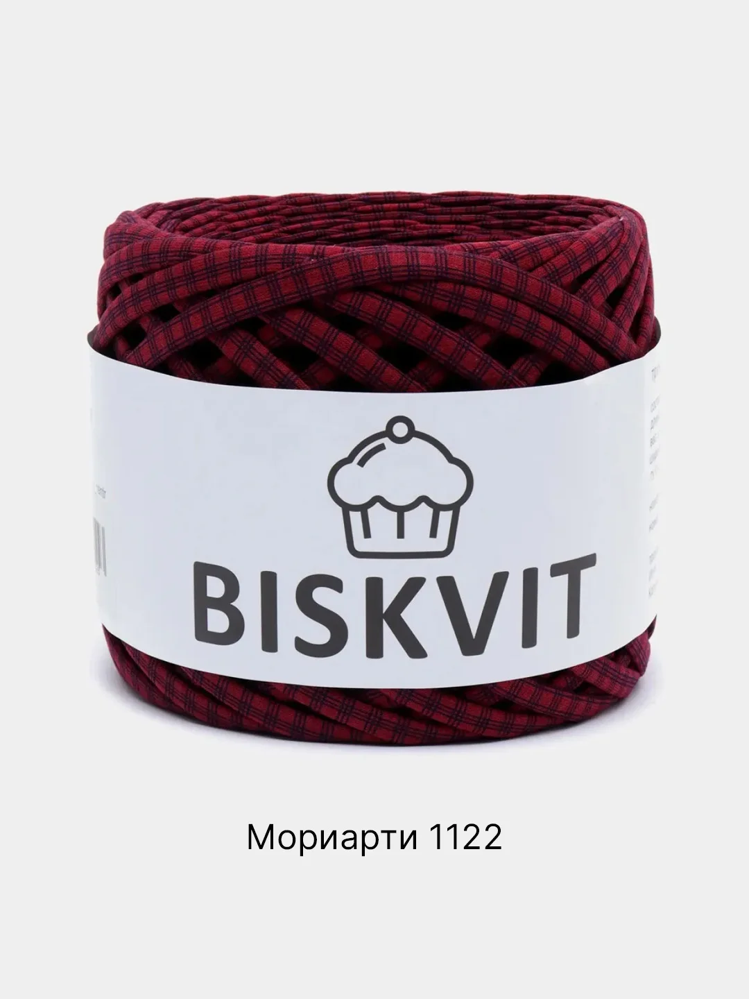 Черный пряжа Трикотажная Biskvit 100% Хлопок 330г 100м ( Бисквит Часть 1 )