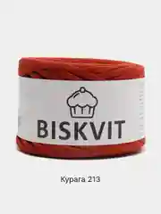 Терракотовый пряжа Трикотажная Biskvit 100% Хлопок 330г 100м ( Бисквит Часть 1 )