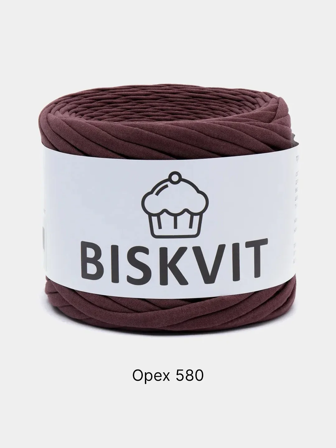 Коричневый пряжа Трикотажная Biskvit 100% Хлопок 330г 100м ( Бисквит Часть 1 )